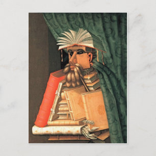 Carte Postale Giuseppe Arcimboldo — le bibliothécaire