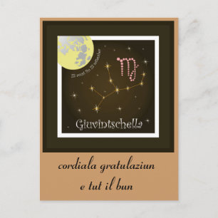 Carte Postale Giuvintschella 23 avust fin 23 colon Postkarte