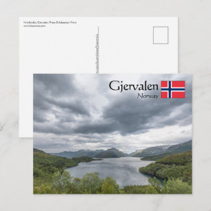 Carte Postale Gjervalen Norvège