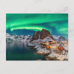 Carte Postale Glace et neige   Northern Lights, Norvège