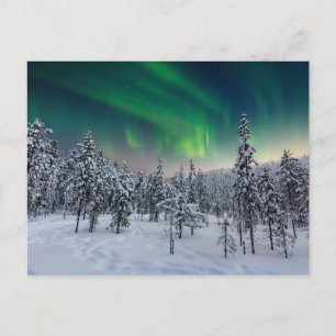 Carte Postale Glace et neige Paysage d'hiver, Finlande