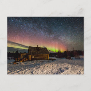 Carte Postale Glace & Neige   Aurore Polaris Mourmansk, Islande