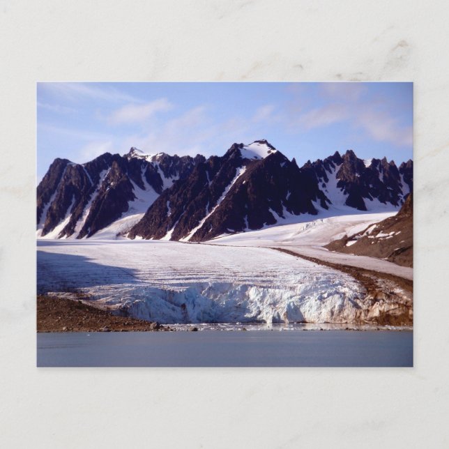 Carte Postale Glacier à Svalbard (Spitsbergen) (Devant)
