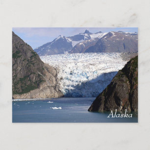 Carte Postale Glacier de l'Alaska à partir d'un bateau de croisi
