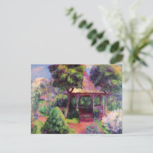 Carte Postale Glackens - Jardin à Hartford, art,