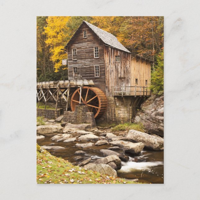 Carte Postale Glade Creek Grist Mill, Babcock State Park, (Devant)