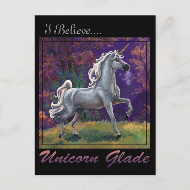 Carte Postale Glade Unicorn (Devant)