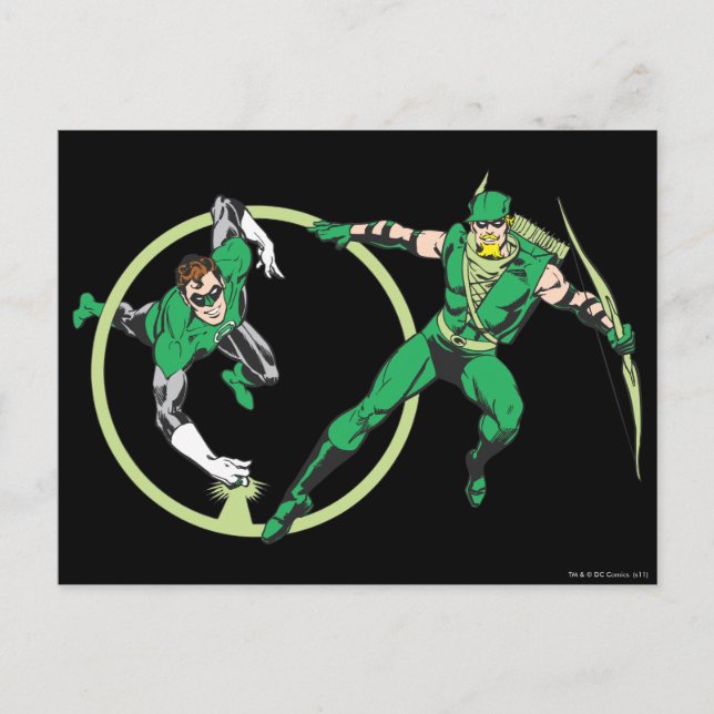 Carte Postale Gladiateur Emerald Archer (Devant)