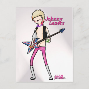 Carte postale Glam Time Johnny