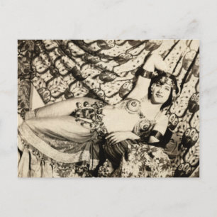 Carte Postale Glamor Girl