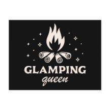Glamping reine fille noir esthétique drôle