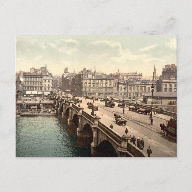 Carte Postale Glasgow Bridge, Glasgow, Écosse (Devant)