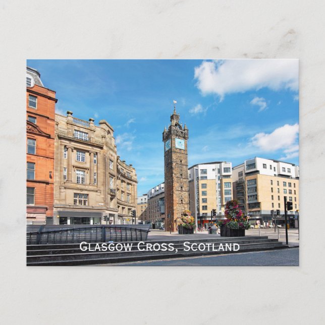 Carte Postale Glasgow Cross, Écosse (Devant)