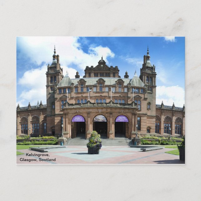 Carte Postale Glasgow, Écosse (Devant)