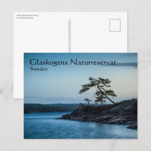 Carte Postale Glaskogen Suède
