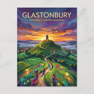 Carte Postale Glastonbury Royaume-Uni