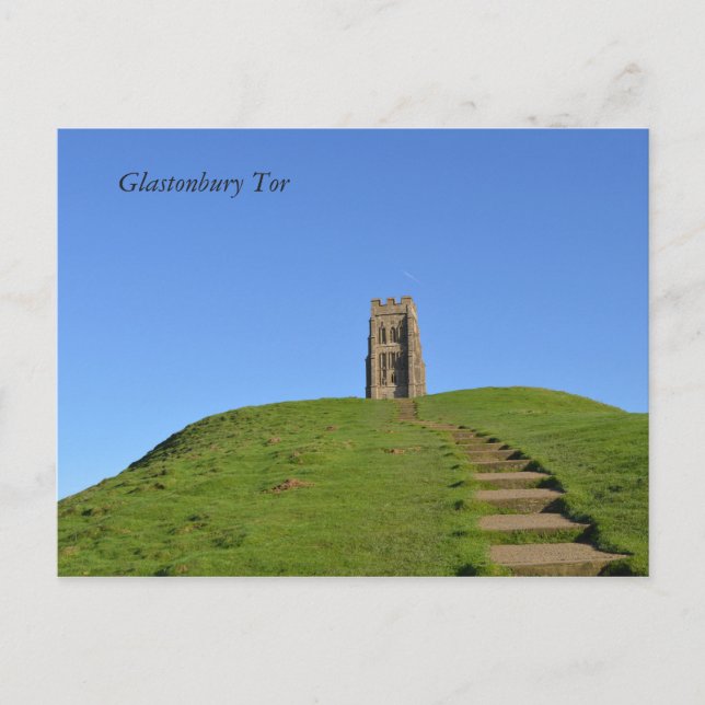 Carte Postale Glastonbury Tor Somerset (Devant)