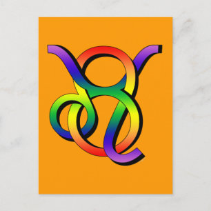 Carte Postale GLBT Leo & Taurus