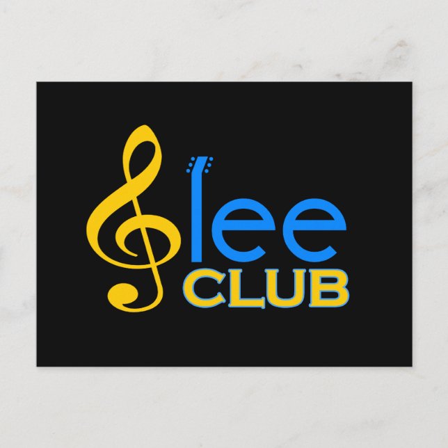 Carte Postale Glee Club (Devant)