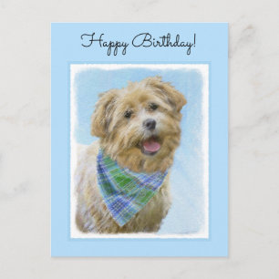 Carte Postale Glen of Imaal Terrier Peinture - Art original Chie