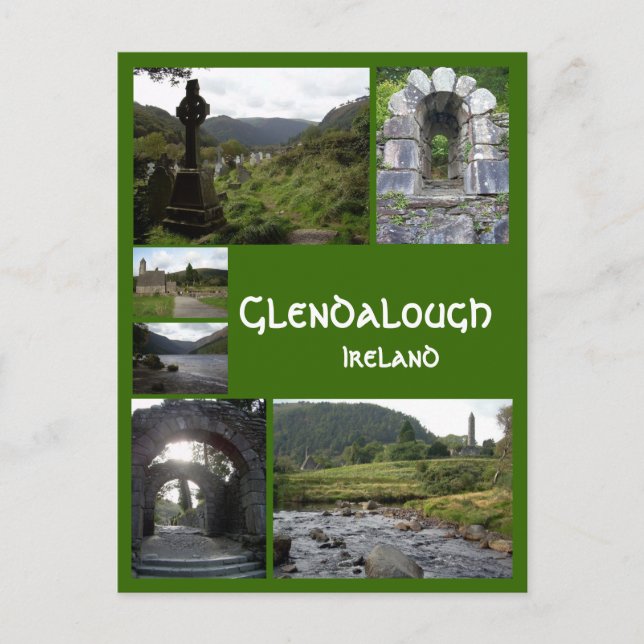 Carte Postale Glendalough Collage (Devant)