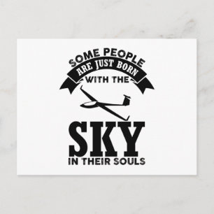 Carte Postale Glider Sayings Idées Cadeaux Pilotes En Pleine C