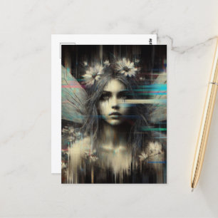 Carte Postale Glitch Fairy