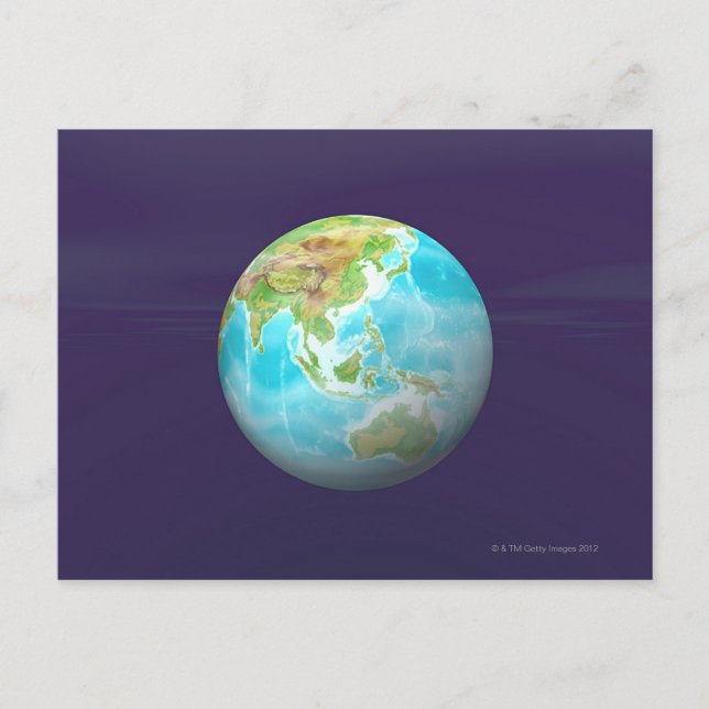 Carte Postale Globe 3D 6 (Devant)