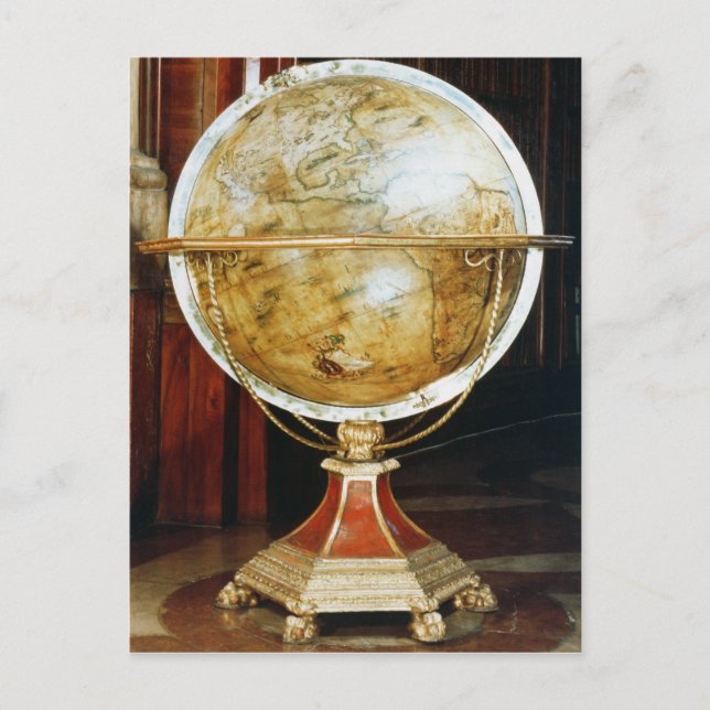 Carte Postale globe terrestre, 1688 (Devant)