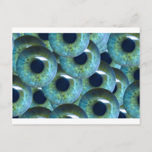 Carte Postale globes oculaires déplaisants