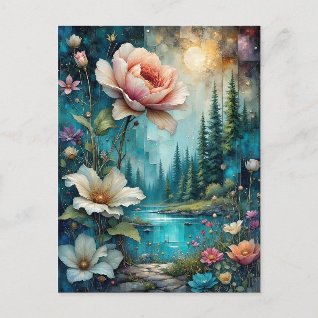Carte Postale Glorieuse nature florale et sauvage (Devant)