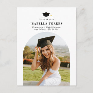 Carte postale glorieuse Peak Graduation Faire-part