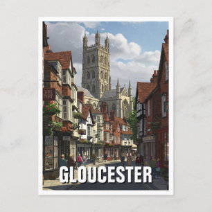 Carte Postale Gloucestershire Angleterre Travel Cathedral
