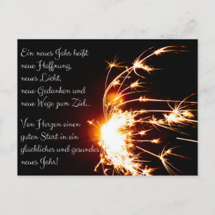 Carte Postale Glückliches und gesundes neues Jahr!