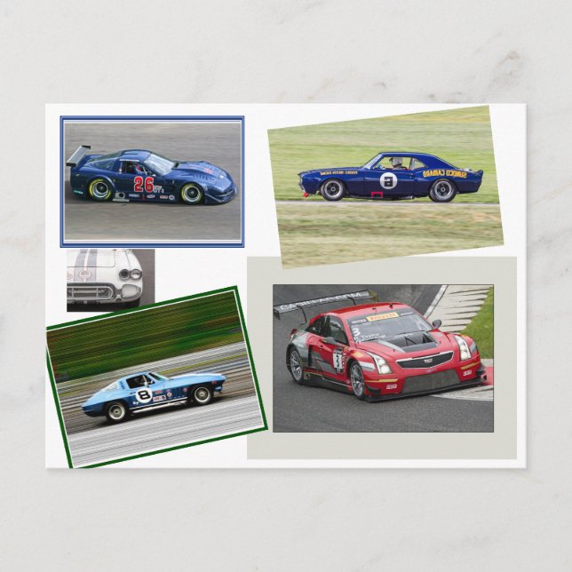 Carte Postale GM Racing (Devant)