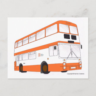 Carte Postale GMT Comtés du Nord Leyland Atlantean 1981