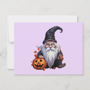 Carte Postale Gnom gnome Halloween