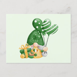 Carte Postale Gnome de la Fête Saint Patrick