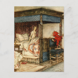 Carte Postale Gnome Surprise par Arthur Rackham