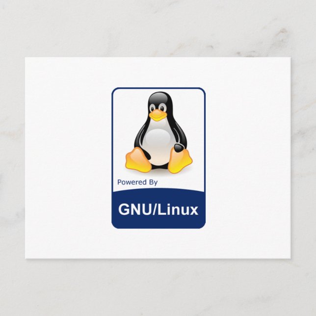 Carte Postale GNU/Linux (Devant)