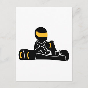 Carte Postale Go Kart