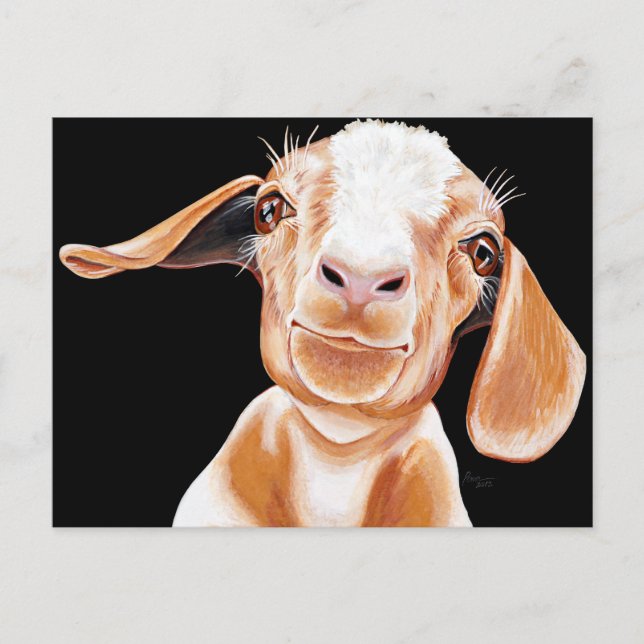 Carte Postale Goat Love (Devant)