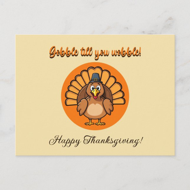 Carte Postale Gobble jusqu'à ce que vous tournez (Devant)