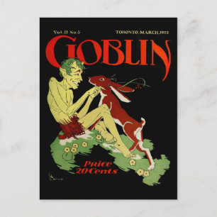 Carte Postale Gobelin et lapin