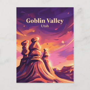 Carte Postale Goblin Valley Utah