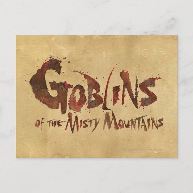 Carte Postale Goblins des montagnes Misty (Devant)