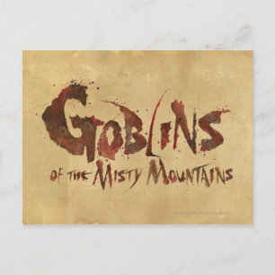 Carte Postale Goblins of the Misty Mountains