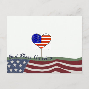 Carte postale God Bless America