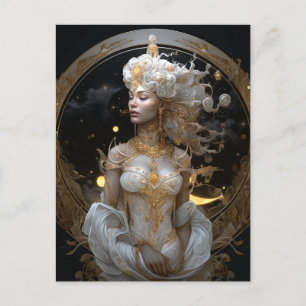 Carte postale Goddess Queen Imaginaire Art