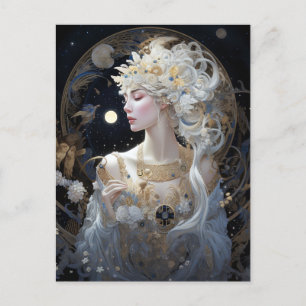 Carte postale Goddess Queen Imaginaire Art